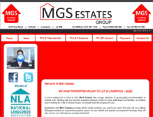 Tablet Screenshot of mgsestates.co.uk